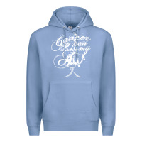 Colony Blue brain cancer t  shirt cancer can kiss my ass! brain ( gray ribbon) t Premium Hoodie - linhVisuals