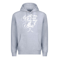 Heather Grey brain cancer t  shirt cancer can kiss my ass! brain ( gray ribbon) t Premium Hoodie - linhVisuals