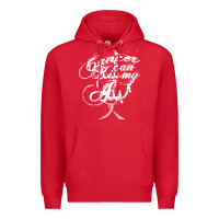 Red brain cancer t  shirt cancer can kiss my ass! brain ( gray ribbon) t Premium Hoodie - linhVisuals