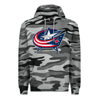 Slate Camo the-columbus-blue-jackets-pen Premium Hoodie - linhVisuals
