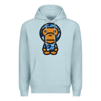 Blue Mist baby milo bape camo Premium Hoodie - linhVisuals