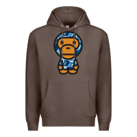 Coffee baby milo bape camo Premium Hoodie - linhVisuals