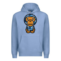 Colony Blue baby milo bape camo Premium Hoodie - linhVisuals