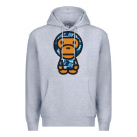 Heather Grey baby milo bape camo Premium Hoodie - linhVisuals