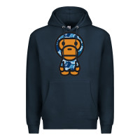 Navy baby milo bape camo Premium Hoodie - linhVisuals