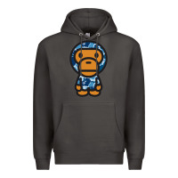 Smoke baby milo bape camo Premium Hoodie - linhVisuals