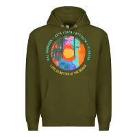 Army Green bal harbour t  shirt bal harbour, miami  dade county, florida t  shirt Premium Hoodie - linhVisuals