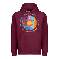 Burgundy bal harbour t  shirt bal harbour, miami  dade county, florida t  shirt Premium Hoodie - linhVisuals