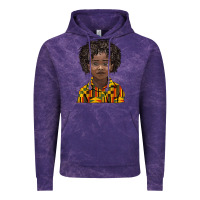 Cloud Purple black boy Vintage Hoodie - BarkalooDesign