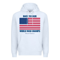 White back to back world war champs back [tw] Premium Hoodie - linhVisuals