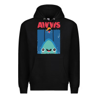 Black awws Premium Hoodie - linhVisuals