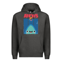 Charcoal Heather awws Premium Hoodie - linhVisuals