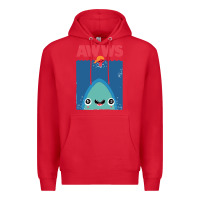 Red awws Premium Hoodie - linhVisuals