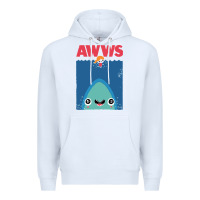 White awws Premium Hoodie - linhVisuals