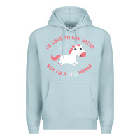 Blue Mist i'm a little horse Premium Hoodie - linhVisuals