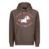 Coffee i'm a little horse Premium Hoodie - linhVisuals