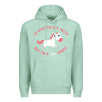Seafoam i'm a little horse Premium Hoodie - linhVisuals