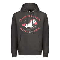 Smoke i'm a little horse Premium Hoodie - linhVisuals
