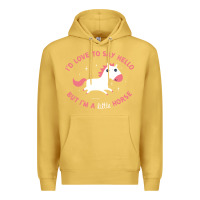 Antique Gold i'm a little horse Premium Hoodie - linhVisuals