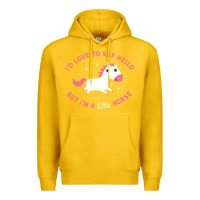 Lemon i'm a little horse Premium Hoodie - linhVisuals