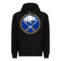 Black the-sabres-buffalo-sports Premium Hoodie - linhVisuals