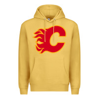 Antique Gold the-flames-calgary-sports Premium Hoodie - linhVisuals