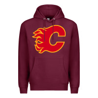 Burgundy the-flames-calgary-sports Premium Hoodie - linhVisuals