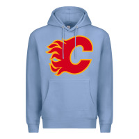Colony Blue the-flames-calgary-sports Premium Hoodie - linhVisuals