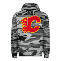 Slate Camo the-flames-calgary-sports Premium Hoodie - linhVisuals