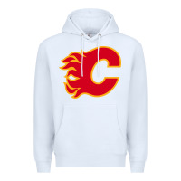 White the-flames-calgary-sports Premium Hoodie - linhVisuals