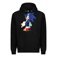 Black Söniĉ Kids Premium Hoodie - linhVisuals