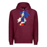Burgundy Söniĉ Kids Premium Hoodie - linhVisuals