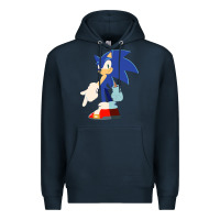 Navy Söniĉ Kids Premium Hoodie - linhVisuals