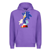 Purple Söniĉ Kids Premium Hoodie - linhVisuals