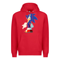 Red Söniĉ Kids Premium Hoodie - linhVisuals