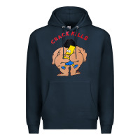 Navy bart crack kills Premium Hoodie - linhVisuals
