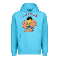 Ocean Blue bart crack kills Premium Hoodie - linhVisuals
