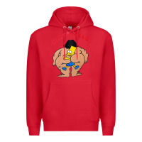 Red bart crack kills Premium Hoodie - linhVisuals