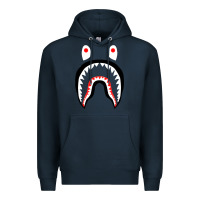 Navy bape shark [tb] Premium Hoodie - linhVisuals