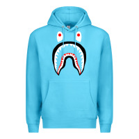 Ocean Blue bape shark [tb] Premium Hoodie - linhVisuals