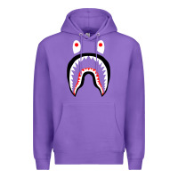 Purple bape shark [tb] Premium Hoodie - linhVisuals