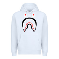 White bape shark [tb] Premium Hoodie - linhVisuals