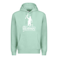 Seafoam Red Dawn Wolverines Premium Hoodie - linhVisuals