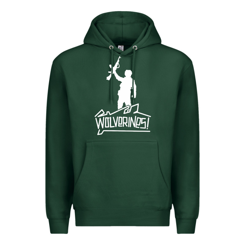 Red Dawn Wolverines Premium Hoodie by linhVisuals | Teevron