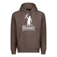 Coffee Red Dawn Wolverines Premium Hoodie - linhVisuals