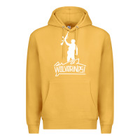 Mustard Red Dawn Wolverines Premium Hoodie - linhVisuals