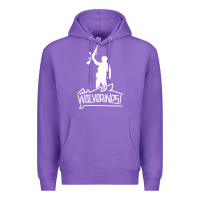 Purple Red Dawn Wolverines Premium Hoodie - linhVisuals