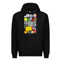 Black battle for dream island poster [tb] Premium Hoodie - linhVisuals