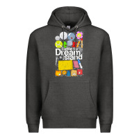 Charcoal Heather battle for dream island poster [tb] Premium Hoodie - linhVisuals