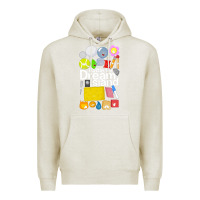 Oatmeal Heather battle for dream island poster [tb] Premium Hoodie - linhVisuals